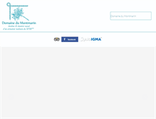 Tablet Screenshot of domaine-du-montmarin.com